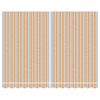 vidaXL Replacement Awning Fabric Multicolor 100% Polyester with PU coating