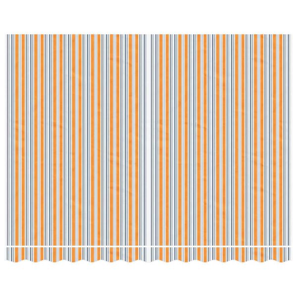 vidaXL Replacement Awning Fabric Multicolor 100% Polyester with PU coating