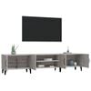 vidaXL TV Cabinet Grey Sonoma 70.9x12.4x15.7" Engineered Wood