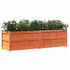 vidaXL Garden Planter Wax Brown Solid Pine Wood Large Decorative Inlays