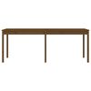 vidaXL Garden Table Honey brown Solid Pine Wood Large Durable