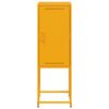 vidaXL Highboard Mustard Yellow Steel Medium Highboard Rectangular