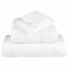 vidaXL Bath Towel Set of 10 White 100% Cotton 39.4 x 59.1 in.