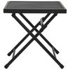 vidaXL Folding Table Anthracite