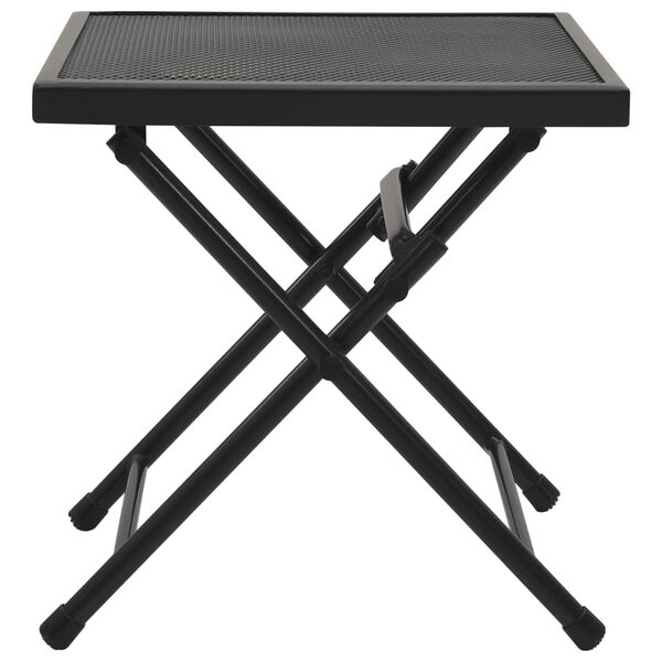 vidaXL Folding Table Anthracite