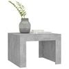 vidaXL Coffee Table Concrete Gray Engineered Wood Durable
