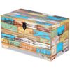 vidaXL Storage Chest Multicolor Solid Reclaimed Wood