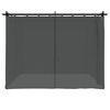 vidaXL Gazebo with Curtains Anthracite 9.8'x9.8' Steel