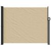 vidaXL Retractable Side Awning Beige