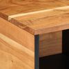 vidaXL Coffee Table Natural Acacia Solid Acacia wood 31.5 x 19.7 x 15.7 in
