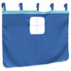 vidaXL Curtain for Loft Bed Blue 100% Polyester Standard Durable