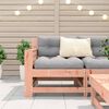 vidaXL Garden Sofa Grey Solid Douglas Wood 27.2 x 24.4 x 27.8 in Modular