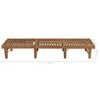 vidaXL Sunbed Natural wood Solid acacia wood, oil finish Standard