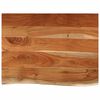 vidaXL Bathroom Countertop Natural Wood Solid Acacia wood 31.5x23.6 in
