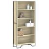 vidaXL Book Cabinet Sonoma Oak Engineered wood Tall Book Cabinet