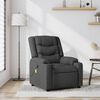 vidaXL Massage Recliner Chair Dark Grey