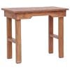 vidaXL Side Table Brown Solid mahogany wood Medium Durable End Table