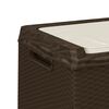 vidaXL Garden Storage Box Brown Polypropylene Large Garden Storage Box