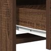 vidaXL Dressing Table Set with Drawer 2 pcs Brown oak 50 x 41 x 135 cm