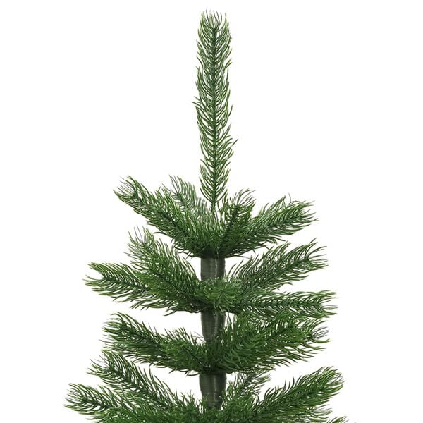 vidaXL Christmas Tree Green Polyethylene Slim Durable Christmas Tree
