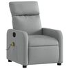 vidaXL Massage Recliner Chair Light grey