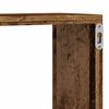 vidaXL Wall Shelf 2 pcs Old wood 80 x 15 x 26 cm Engineered wood