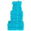 vidaXL Towel Set Turquoise 100% ring-spun cotton Various sizes Towel Set