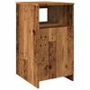 vidaXL Drawer Cabinet Old Wood Engineered Wood 15.7x19.7x29.9 in