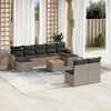vidaXL Garden Sofa Set Grey