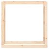  vidaXL Firewood Rack 39.4x9.8x39.4" Solid Wood Pine