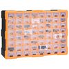 vidaXL Multi-drawer Organizer with 64 Drawers 20.5"x6.3"x14.8"