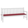 vidaXL Patio Bench Cushion Wine Red 70.9x19.7x1.2" Oxford Fabric
