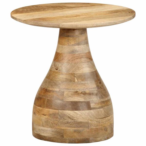 vidaXL Side Table Mango wood tones Solid mango wood Small Durable