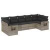 vidaXL Garden Sofa Set Light grey, Dark grey