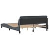 vidaXL Bed Frame Dark grey