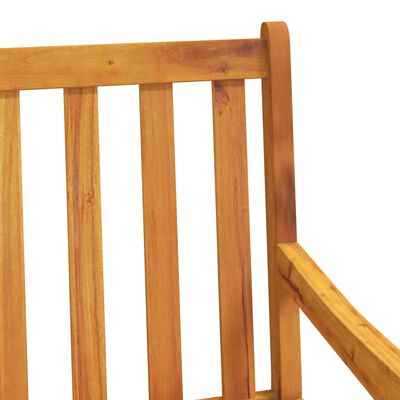vidaXL Patio Chairs 2 pcs Solid Acacia Wood