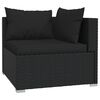 vidaXL Garden Lounge Set Black