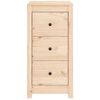 vidaXL Sideboards 2 pcs 15.7"x13.8"x31.5" Solid Wood Pine