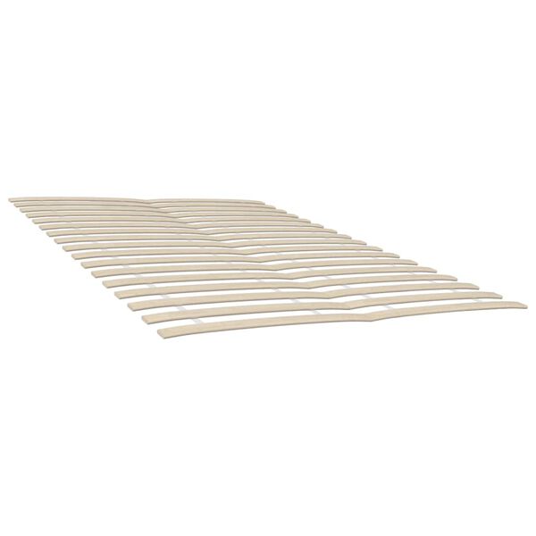 vidaXL Slatted Bed Base Natural Wood Solid poplar wood 80x200 in