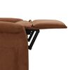 vidaXL Electric Massage Recliner Brown Faux Leather