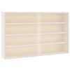 vidaXL Wooden Collector's Display Case Plywood and PET Medium