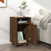 vidaXL Side Cabinet Brown Oak Engineered Wood Small Side Cabinet