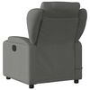 vidaXL Massage Recliner Chair Dark grey