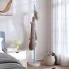 vidaXL Coat Stand Blue and White Powder-coated iron and plastic Standard