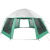 vidaXL Pool Tent with Removable Fly & Mesh Walls Sea Green 200.8x200.8"