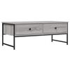 vidaXL Coffee Table Gray sonoma Engineered wood, Metal Medium