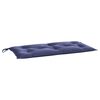 vidaXL Garden Bench Cushion Set of 2 Navy blue