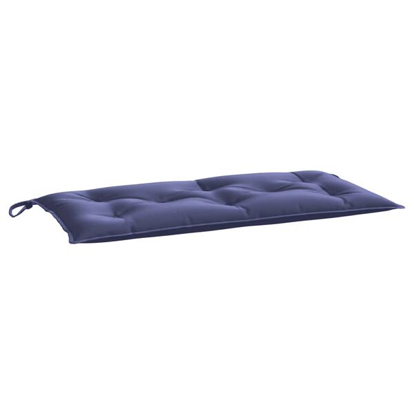 vidaXL Garden Bench Cushion Set of 2 Navy blue