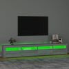 vidaXL TV Cabinet Grey sonoma Engineered wood Large Lights TV Cabinet