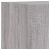 vidaXL 6 Piece TV Wall Units with LED Gray Sonoma Engineered Wood
